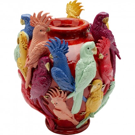Vaas exotische vogels 35cm Kare Design