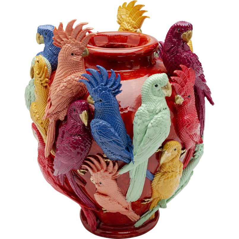 Vase Birds Gossip 35cm colore