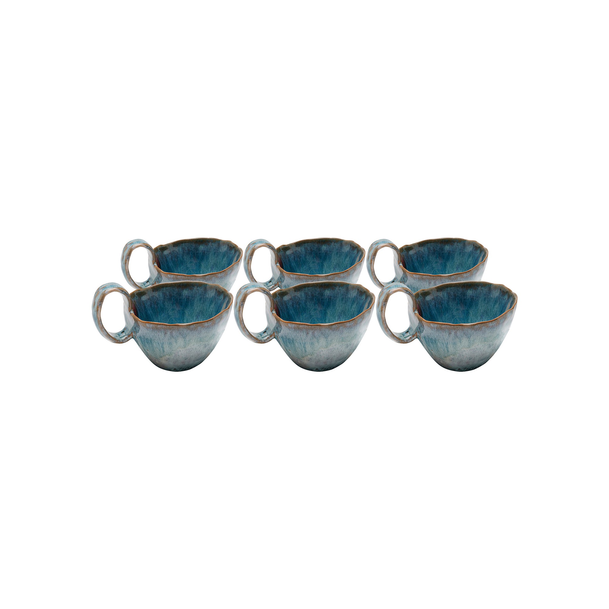 Kopjes Mina blauw (6/set) Kare Design