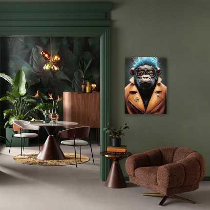 Glass Picture Punk Gorilla 60x80cm Kare Design Glass Picture Punk Gorilla 60x80cm Kare Design