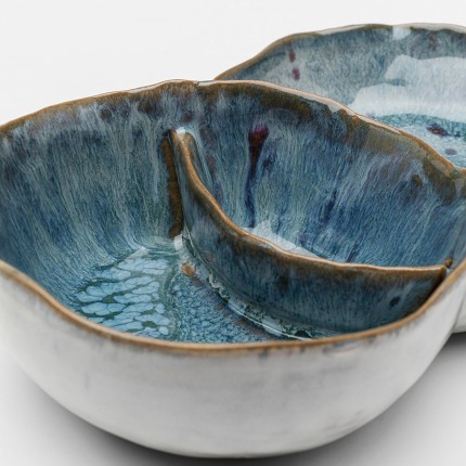 Serveerschaal Mina Dip blauw Kare Design