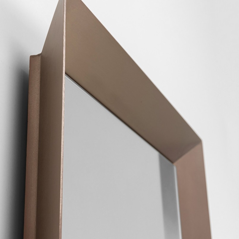 Trapezium wandspiegel met afgeschuinde randen - Arezzo Coffee - Kare Design