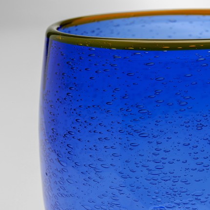 Wijinglazen Bubbles blauw (4/set) Kare Design