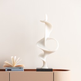 Wit en grijs abstract decor - Soft Line - Kare Design