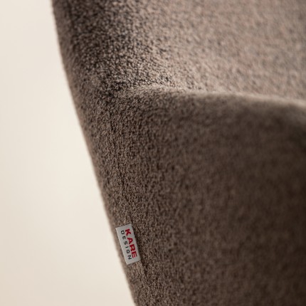 Swivel Armchair Mimi brown Kare Design