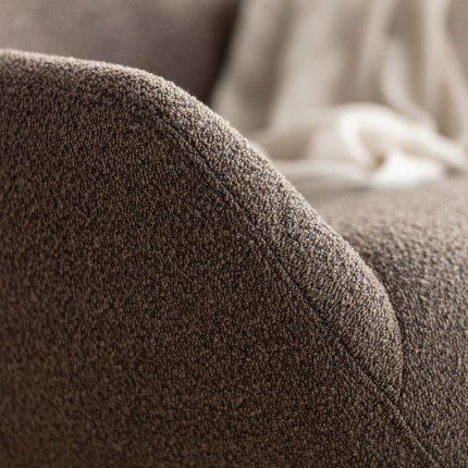 Swivel Armchair Mimi brown Kare Design