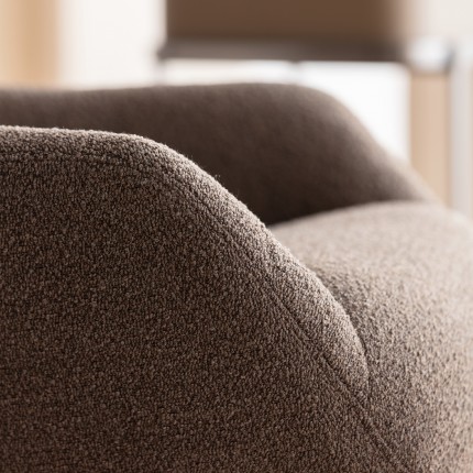 Swivel Armchair Mimi brown Kare Design