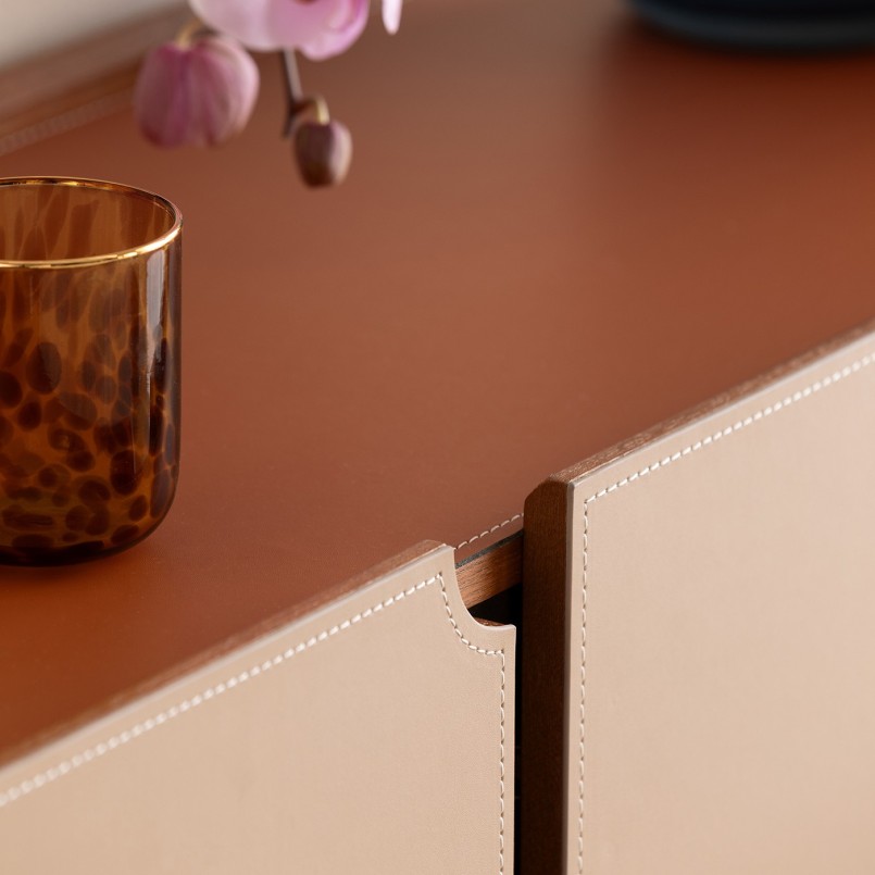 Dressoir van kunstleer - Tango - Kare Design
