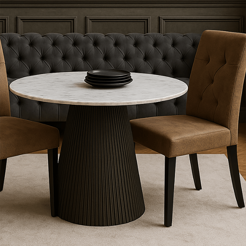 Eettafel Glenn Ø115cm Kare Design