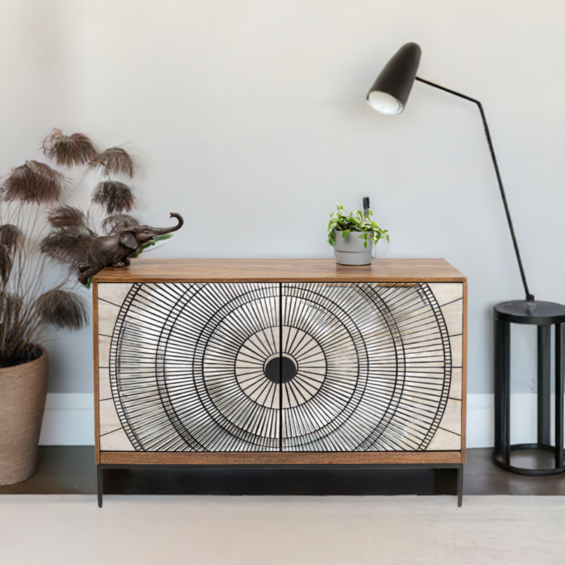 Hedendaagse houten dressoir - Eye Of Tiger - Kare Design