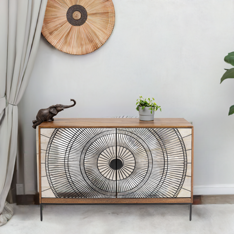 Hedendaagse houten dressoir - Eye Of Tiger - Kare Design