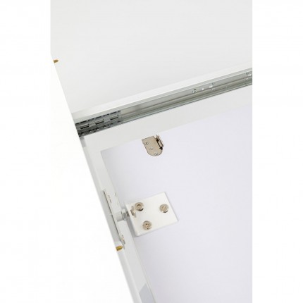 Uitschuifbare eettafel Benvenuto ovaal patentwit Kare Design