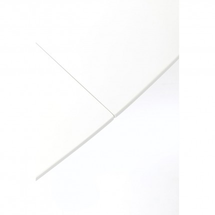 Uitschuifbare eettafel Benvenuto ovaal patentwit Kare Design