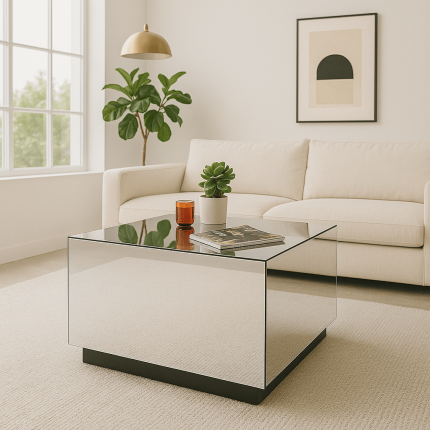 Coffee Table Luxury 80x60cm silver Kare Design Coffee Table Luxury 80x60cm silver Kare Design