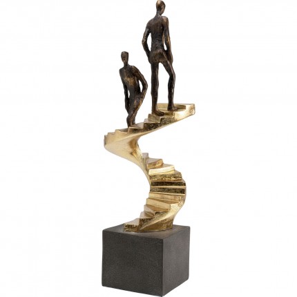 Woonaccessoires gouden trap duo Kare Design