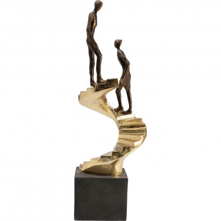 Woonaccessoires gouden trap duo Kare Design