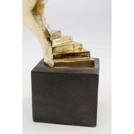Woonaccessoires gouden trap duo Kare Design