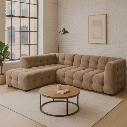 Hoekbank Salamanca XL bruin links Kare Design Hoekbank Salamanca XL bruin links Kare Design