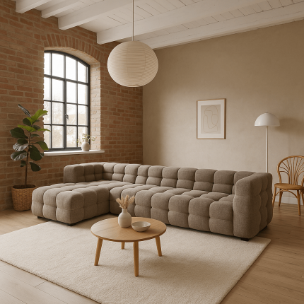 Corner Sofa Salamanca brown left Kare Design Corner Sofa Salamanca brown left Kare Design