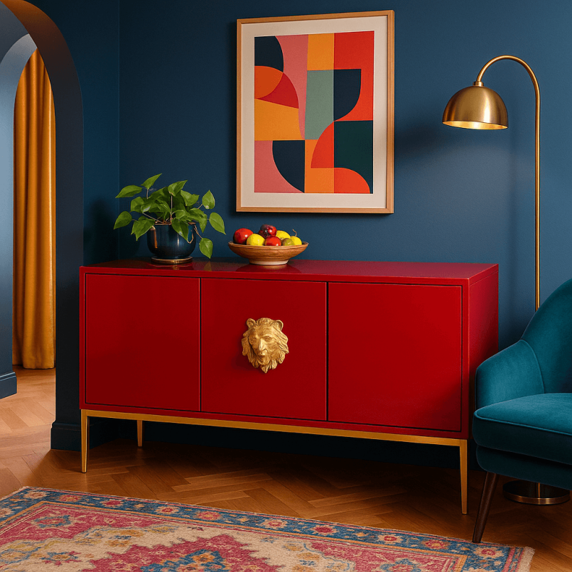 Dressoir Leone rood Kare Design