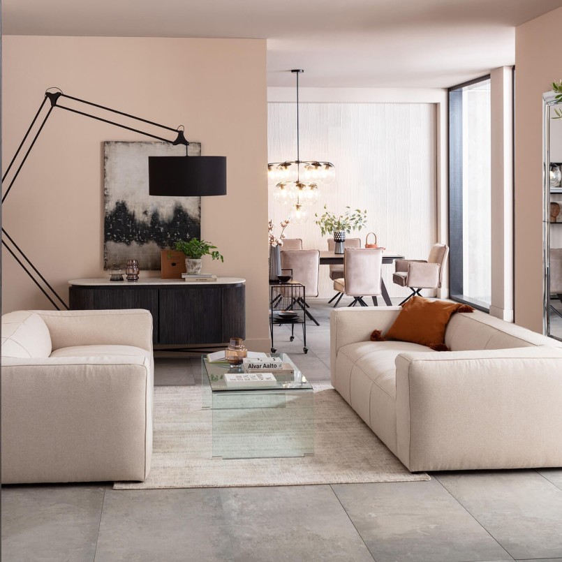 Contemporary glass coffee table - Clear Club - Kare Design