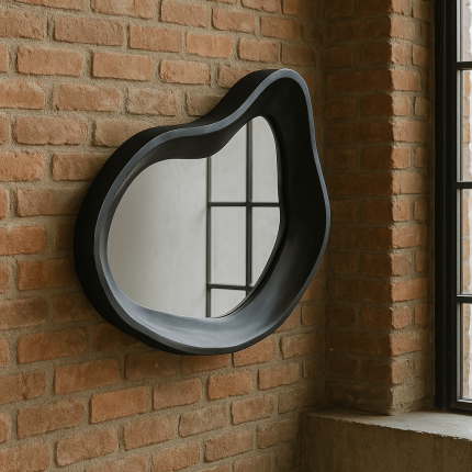 Wall Mirror Dynamic 32x44cm black Kare Design