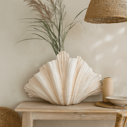 White shell vase - Concha - Kare Design