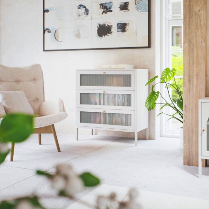 Sideboard Naxos white 3 doors Kare Design