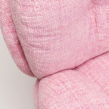 Draaifauteuil Cosy roze Kare Design