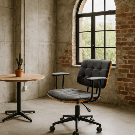 Swivel Office Chair Nelly black Kare Design Swivel Office Chair Nelly black Kare Design