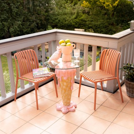 Bar Table icecream pink Ø48cm Kare Design