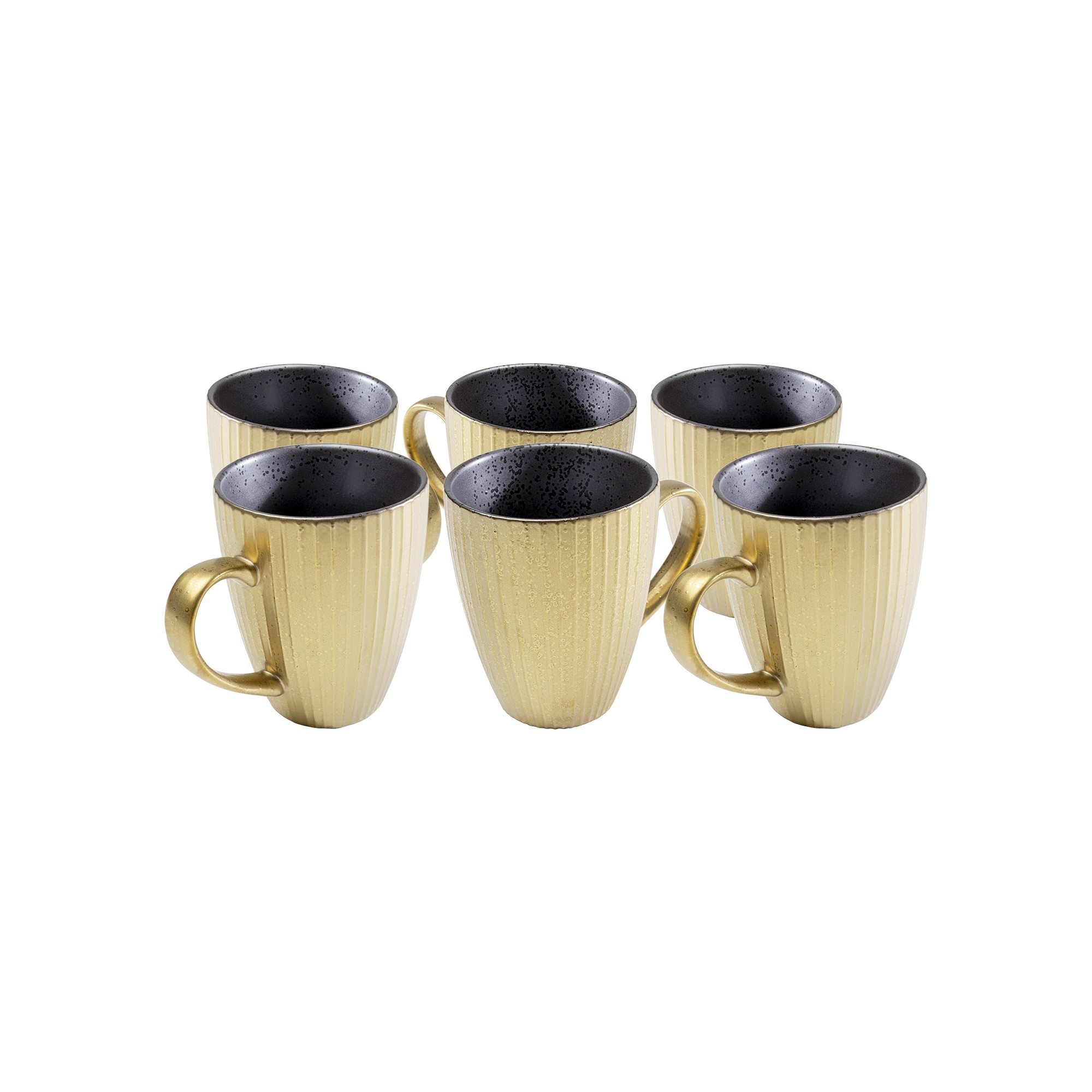 Mokken Diva goud (6/set) Kare Design