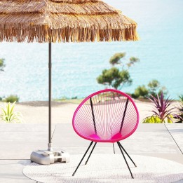 Fuchsia roze tuin fauteuil - Acapulco - Kare Design