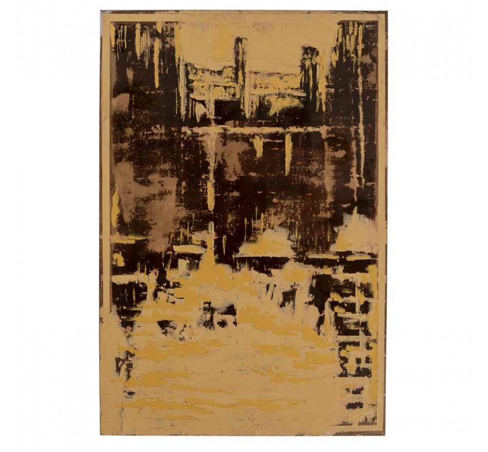 Canvas Picture Artistas 120x180cm gold Kare Design Canvas Picture Artistas 120x180cm gold Kare Design