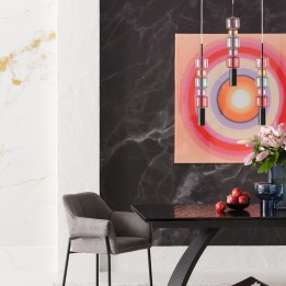 Hanglamp van veelkleurig glas - Candy Bar - Kare Design