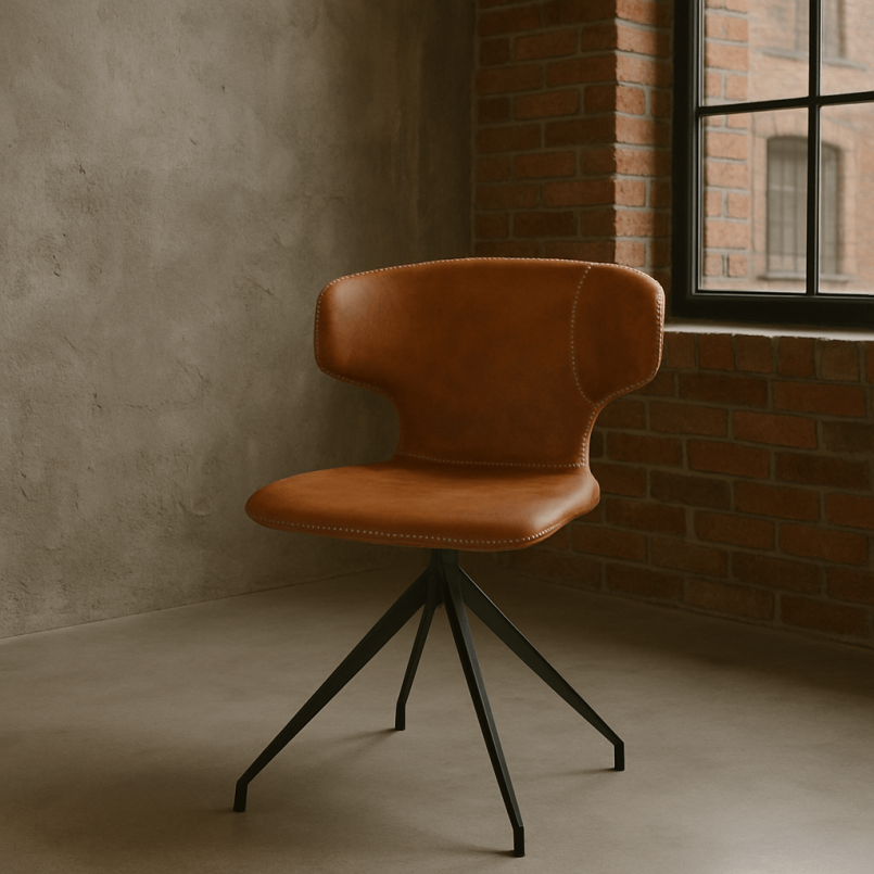 Vintage bruine stoel - Rusty - Kare Design
