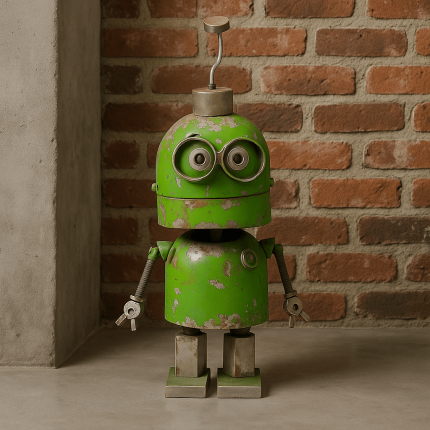 Woonaccessoires robot Peter groen 71cm Kare Design Woonaccessoires robot Peter groen 71cm Kare Design