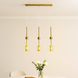 Hanglamp van glas en verguld staal - Candy Bar - Kare Design