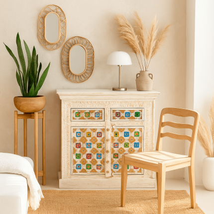 Sideboard Bazar 2 doors 2 drawers Kare Design Sideboard Bazar 2 doors 2 drawers Kare Design