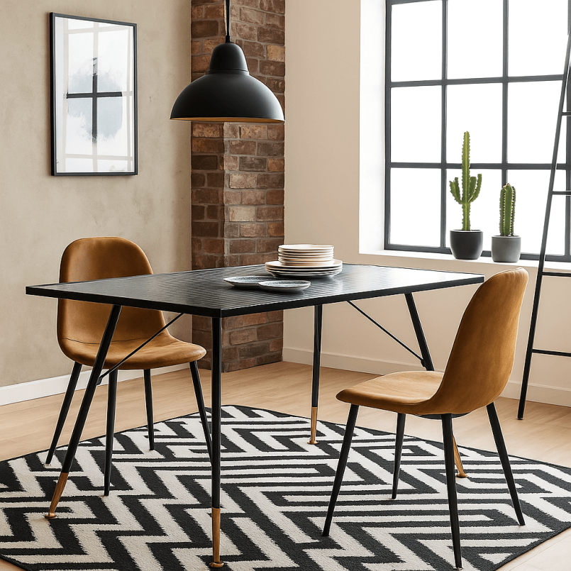 Industrial steel table - La Gomera - Kare Design