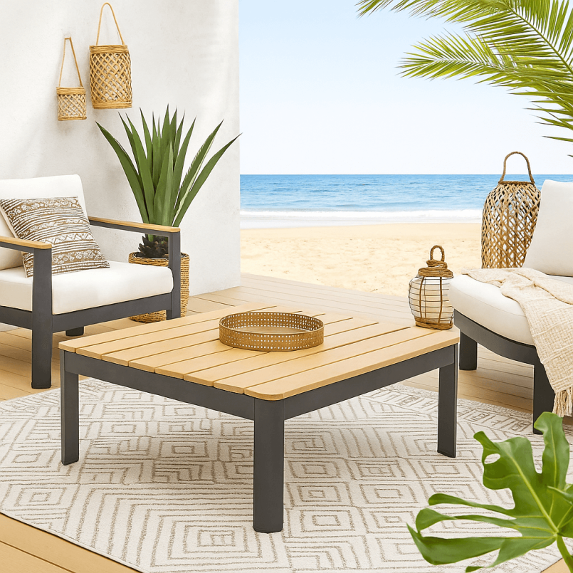 Grijze opvouwbare tuintafel - Happy Day - Kare Design