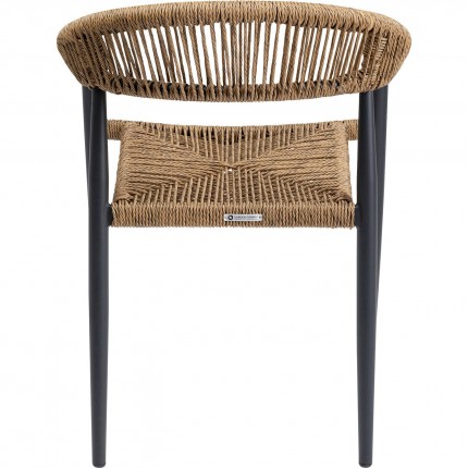 Tuinmeubilair Possibilita tafel 220cm en 6 stoelen nature Kare Design