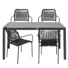 Outdoor set Madagascar black Kare Design