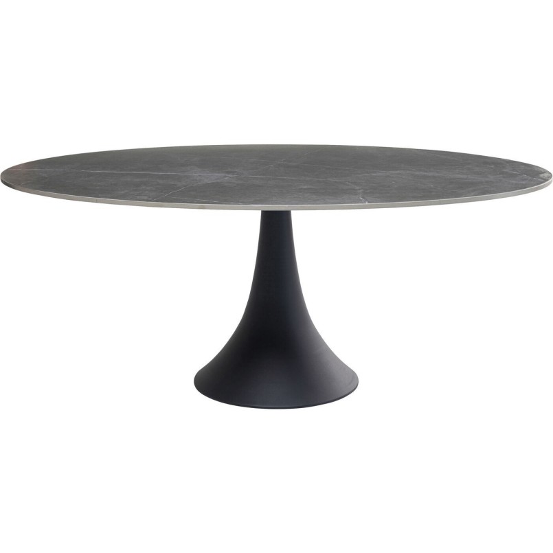 Tuinmeubilair Grande Possibilita tafel 180cm en 4 stoelen grijs Kare Design