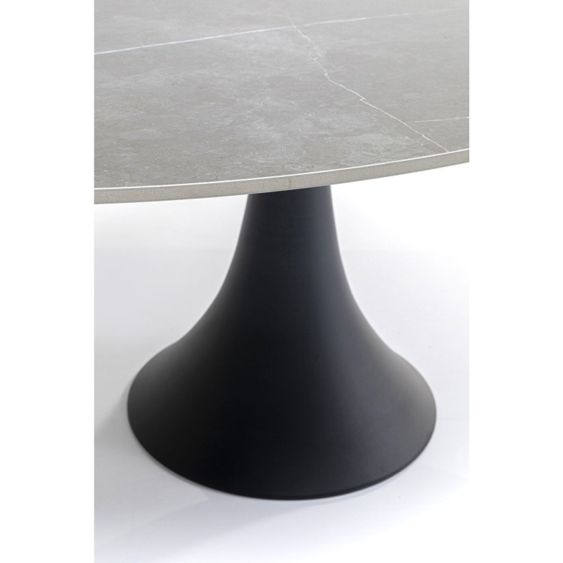 Tuinmeubilair Grande Possibilita tafel 180cm en 4 stoelen grijs Kare Design