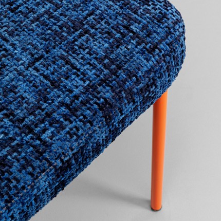 Stoel Ally blauw en oranje Kare Design