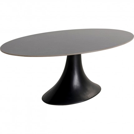 Tuinmeubilair Possibilita tafel 220cm en 6 stoelen grijs Kare Design