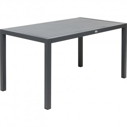 Tuinmeubilair Madagascar tafel en 4 stoelen zwart Kare Design