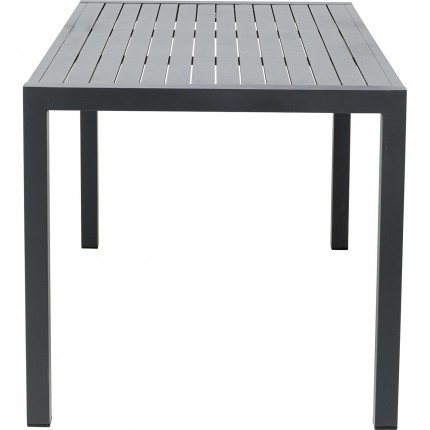 Tuinmeubilair Madagascar tafel en 4 stoelen zwart Kare Design