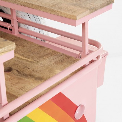 Bar Flower Power roze auto Kare Design